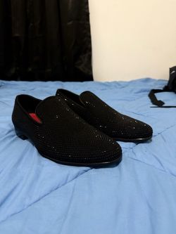 I.D required BRAND rhinestone loafers size 8 1/2
