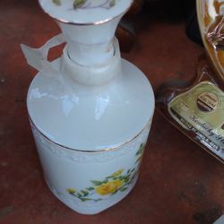 Vintage Perfume Bottle Porcelain 