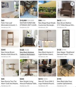 Wayfair Overstock Storage Unit Clearout — 150+ Furniture & Home Goods — Henderson, NV