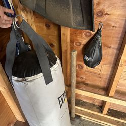 Heavy And Speed Bag With Stand
