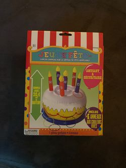 Inflatable Birthday Cake Party Game Thumbnail