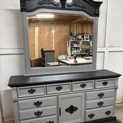 Gorgeous Large Dresser With Mirror And Armoire!! BUY OR TRADE READ DESCRIPTION PLEASE!