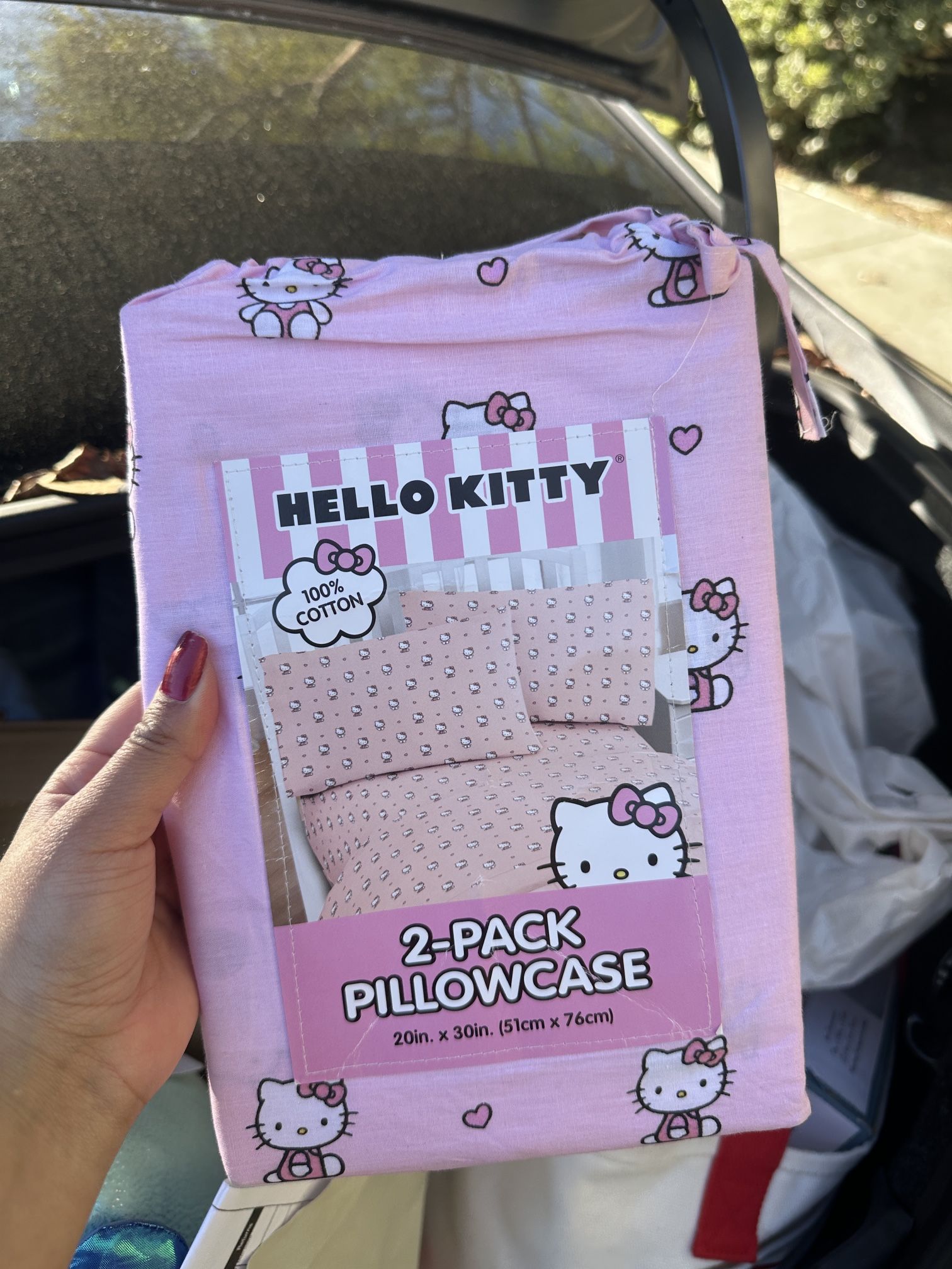 Vday Hello Kitty Pillow Cases