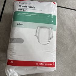 16 Packs Youth Pants Diapers Size L/XL