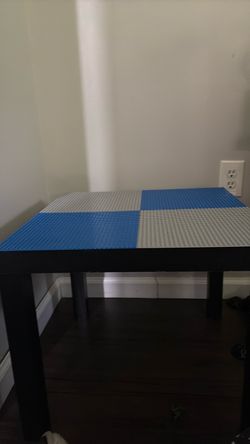 Kids LEGO Play Table with Building Plates