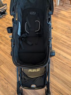 Evenflo Black Stroller Set & Infant Car Seat & Base