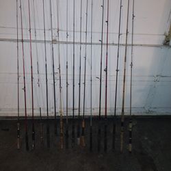 17 Fishing Pole 🐟🐠  $7 each or $100 For All  