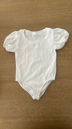 Zara Girls Size 8 White Body Suit