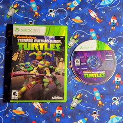 Nickelodeon Teenage Mutant Ninja Turtles Microsoft Xbox 360 Game & Case Tested