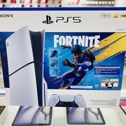 PlayStation 5 Slim Disc Fortnite Skin Bundle 