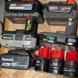 Milwaukee Battery Lot