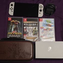 Nintendo Switch OLED Bundle — Games + Accessories — $300