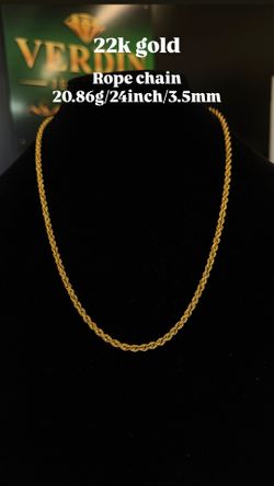 22k rope chain