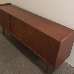 Danish Teak Credenza Sideboard