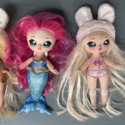 Lot of Three NaNaNa Dolls $7 for All