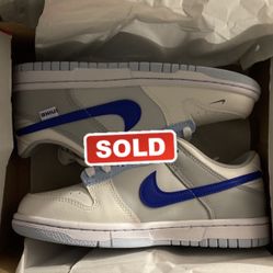 Nike Dunk Low GS “Ivory Hyper Royal”