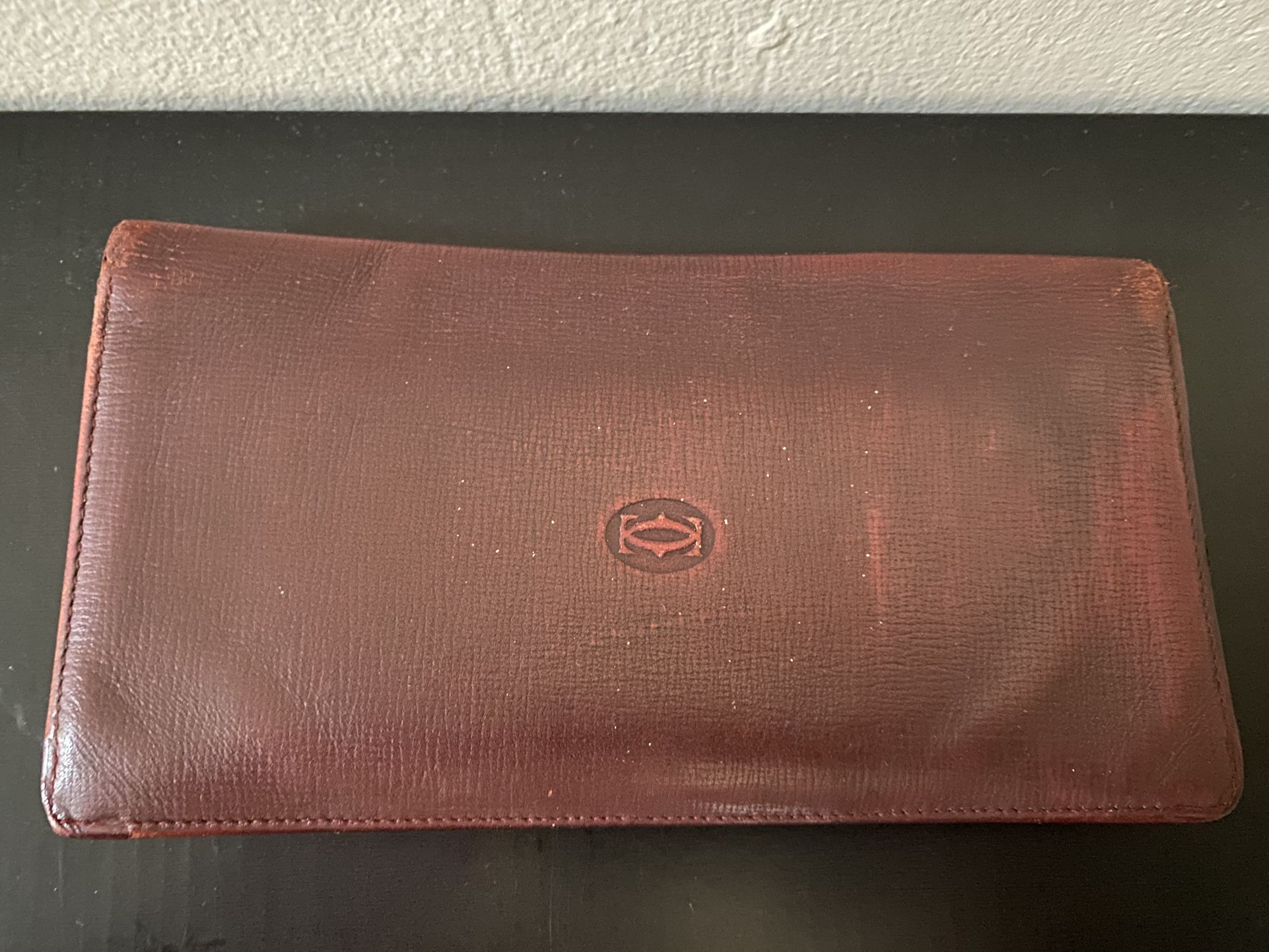 CARTIER Leather Wallet Long