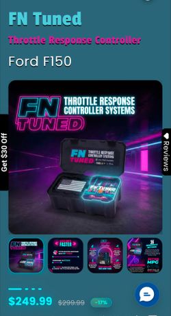 FN tuned throttle response Controller F-150 $150