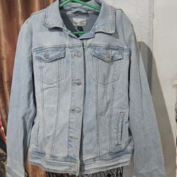 Unixes Chamarra De Mesclilla Size Large 