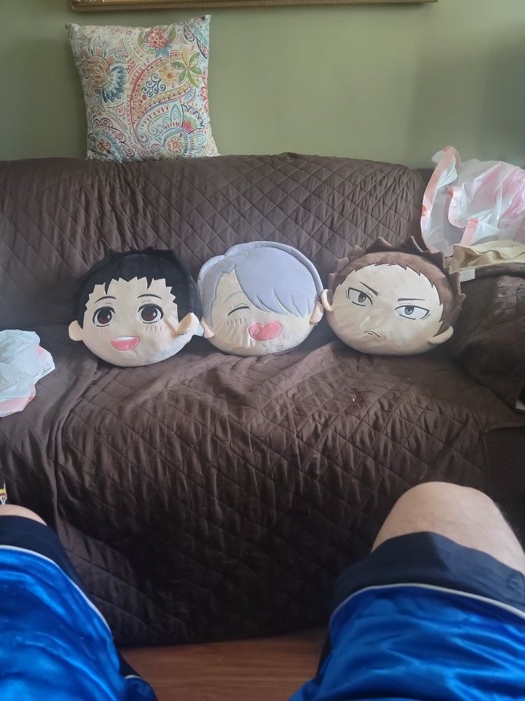 Sleepy Mipi Anime Plush Pillows
