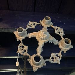 Vintage Early 1800s Light Fixture. 13 x 13