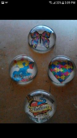 Autism Inspired fridge magnets