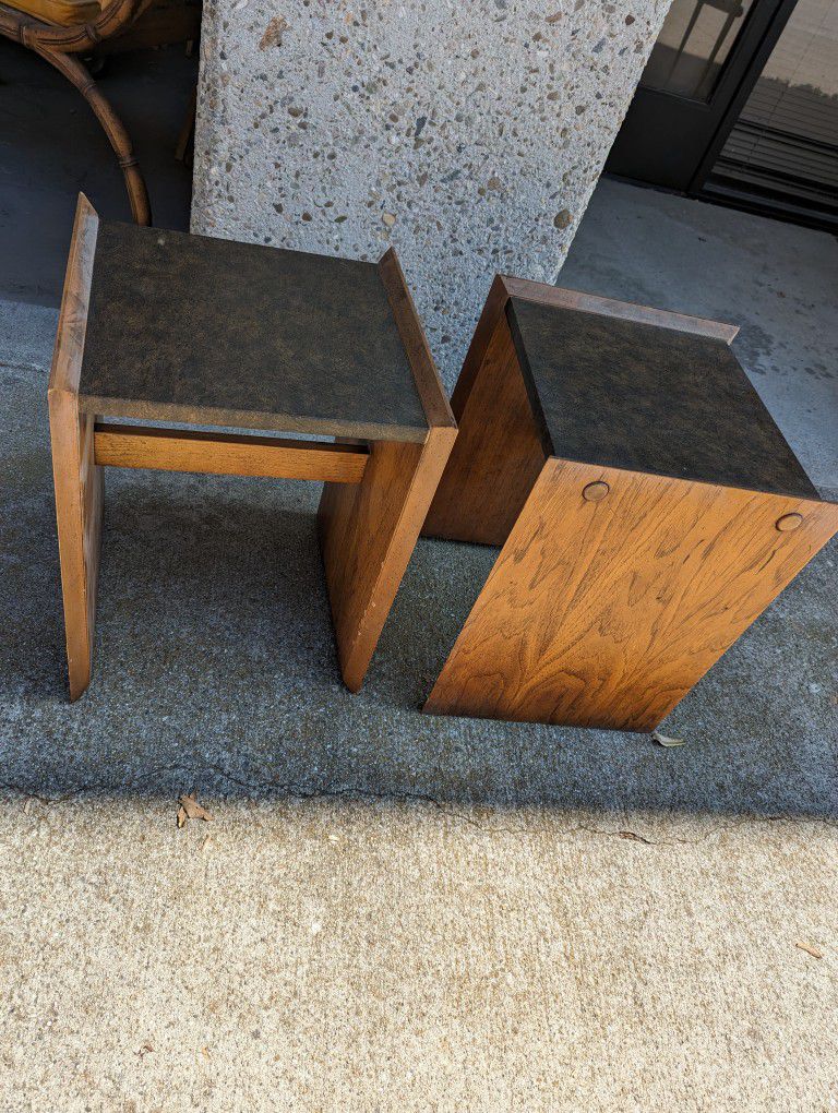 Set Of End Tables Mid Century Modern