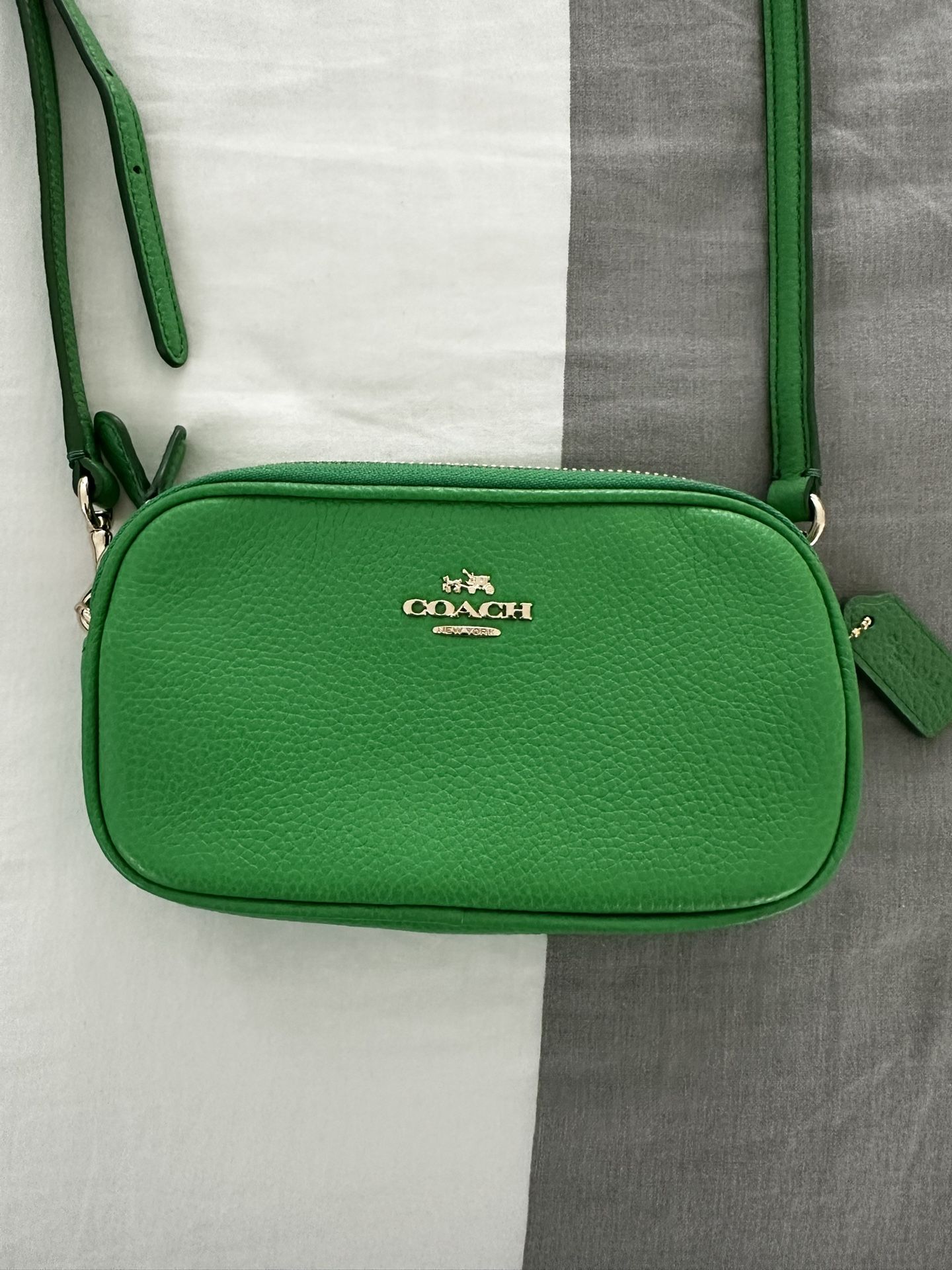 NEW Coach Crossbody Purse, Green