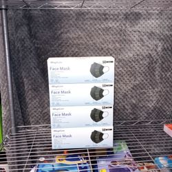Disposable Black Face Mask 50 Pcs Each $6