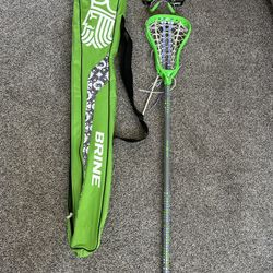 Brine Girls Lacrosse Stick , Bag, & Goggles