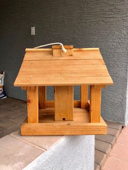 Handmade bird feeder