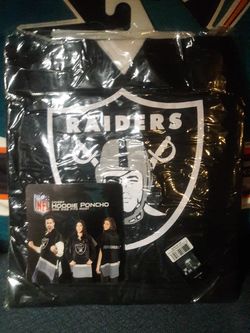 Brand new NFL original hoodie poncho