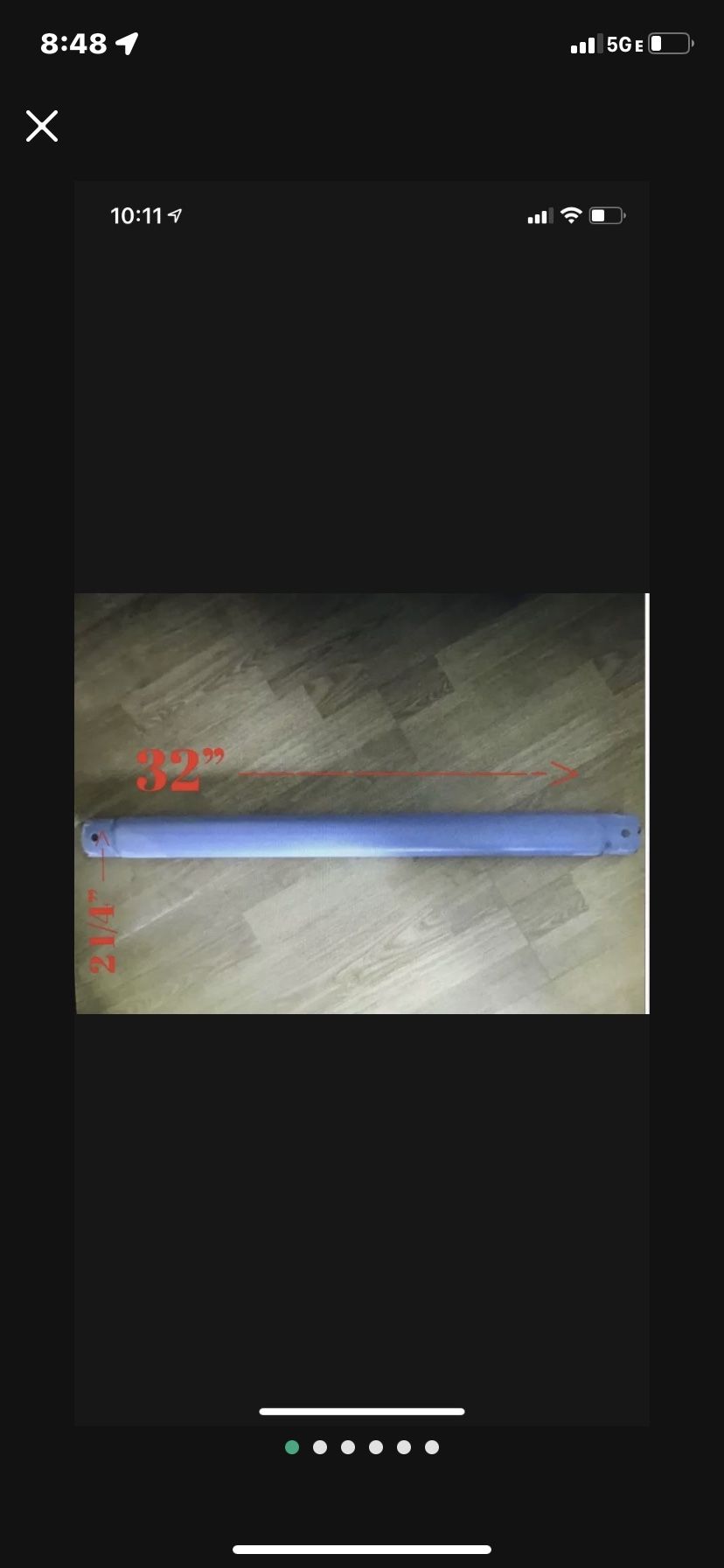 Intex Metal Frame Horizontal Beam Pole For 14' x 42" Above Ground Swimming Pool. (2) available