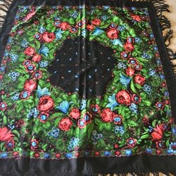 Pavlovo-Pasad Traditional Russian Shawl