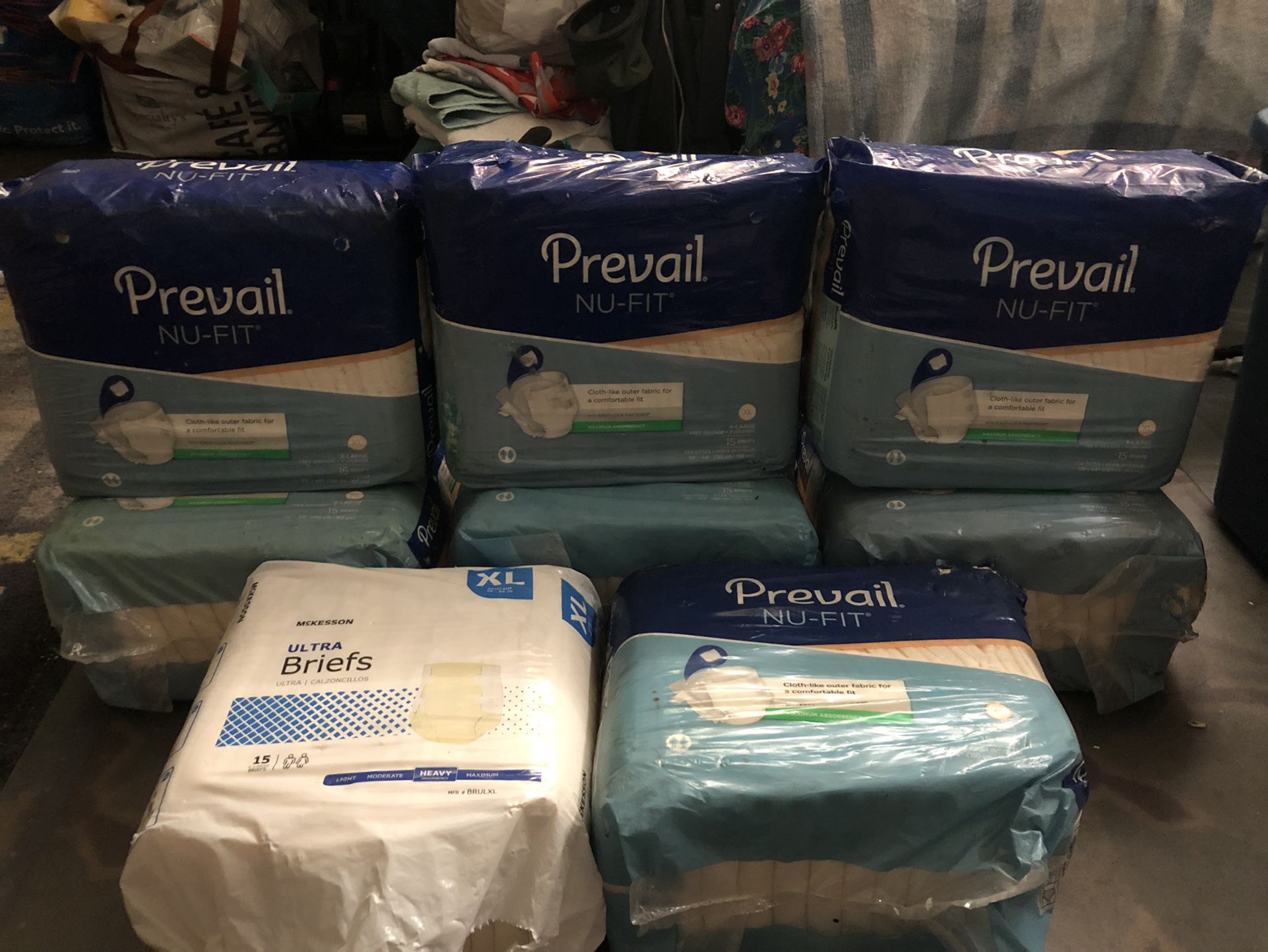 Prevail Adult briefs/Diapers