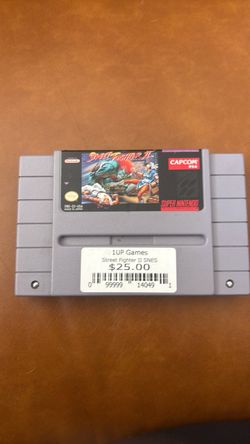 Street Fighter 2 Game Super Nintendo