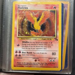 Moltres Pokemon 90s Card 