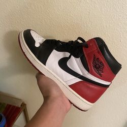 Jordan 1 High Black Toe Size 9 Used