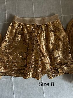 Gold skirt - size 8