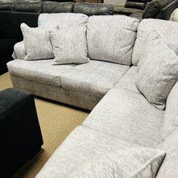 Cozy Deep Seat Nice Sectional! 