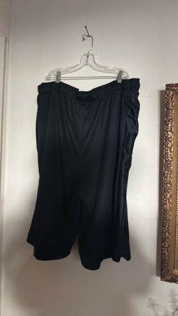 Black Athletic Shorts with Elastic Waistband