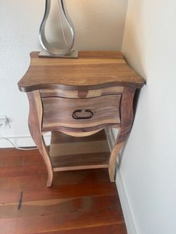 Wood Nightstand