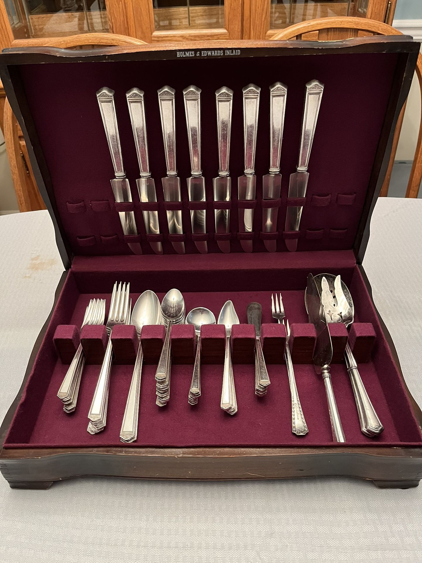 1847 Rogers Bros. Silver Serving Set In Original Box