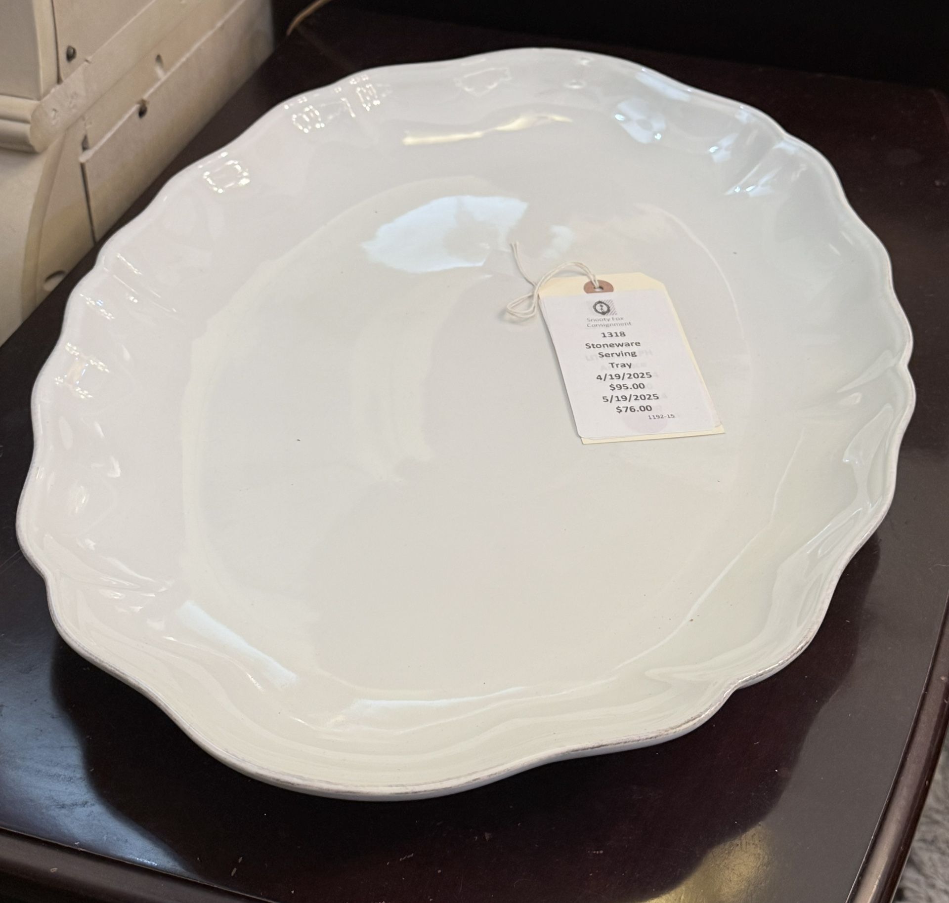 Antiquity Sig Serving Tray - 80% OFF OFFER!!!
