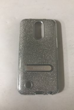 TITAN durable protective case silver glitter LG K20 +