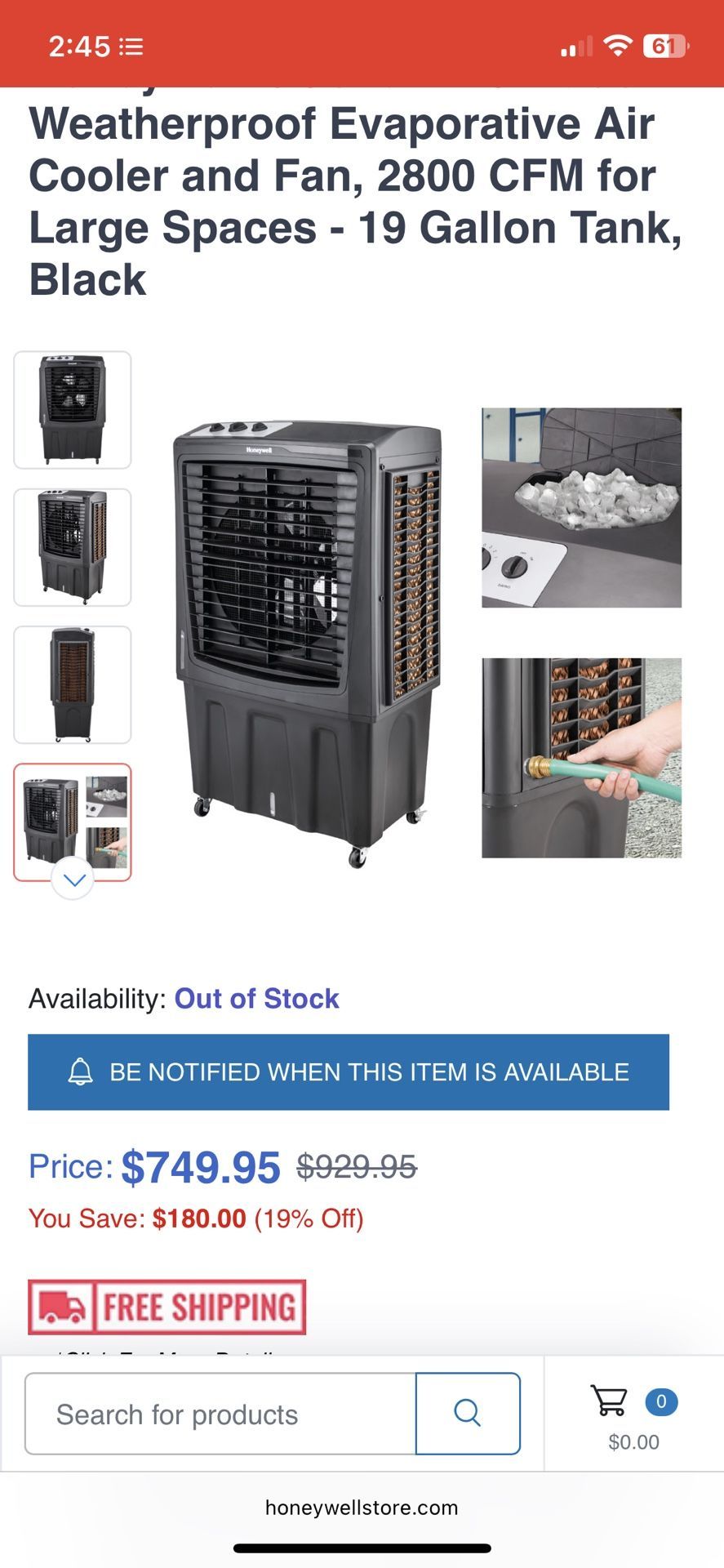 Honeywell Outdoor Air conditioner
