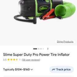 Slime Super Duty Air Compressor.brand New $40