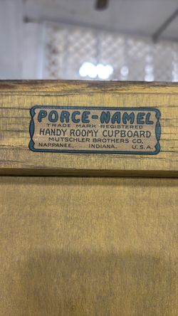 Old Wooden Storage Cabinet