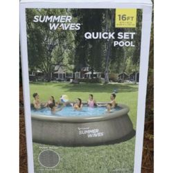 16 Ft Quick Set Pool 42” High New 