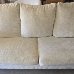 Comfy Beige 3 piece Sofa set!